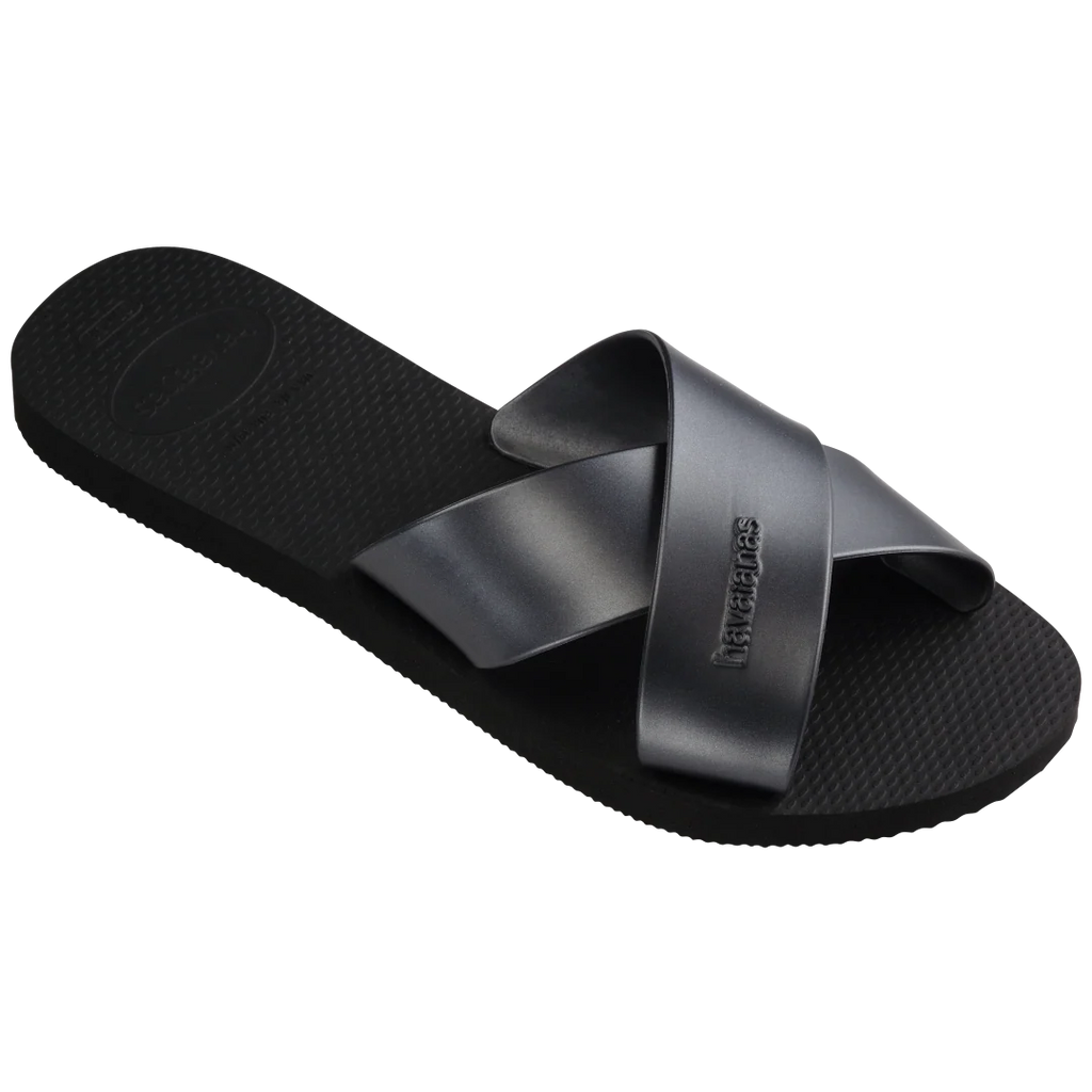 Women's Aqua Metallic Sandals
