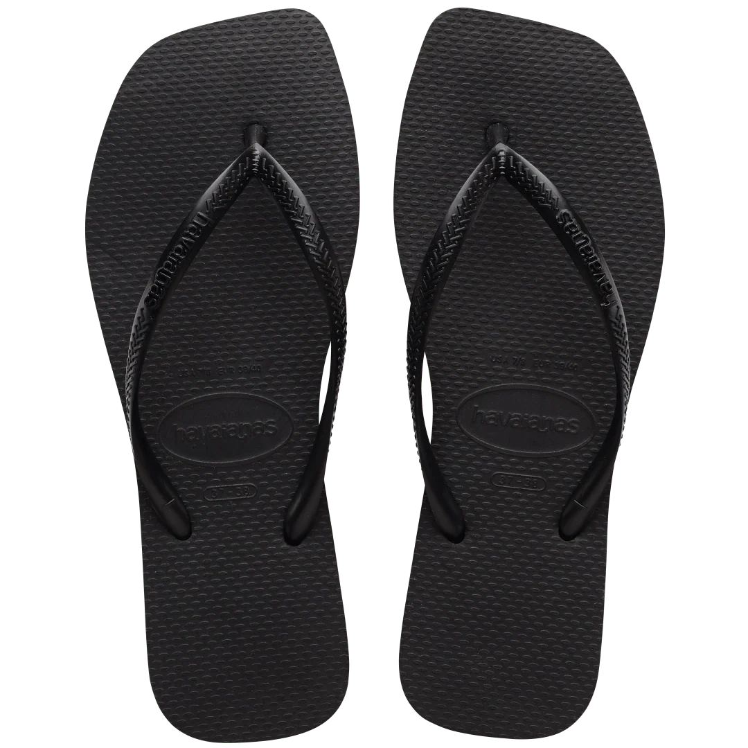 Women's Slim Square Flip Flops