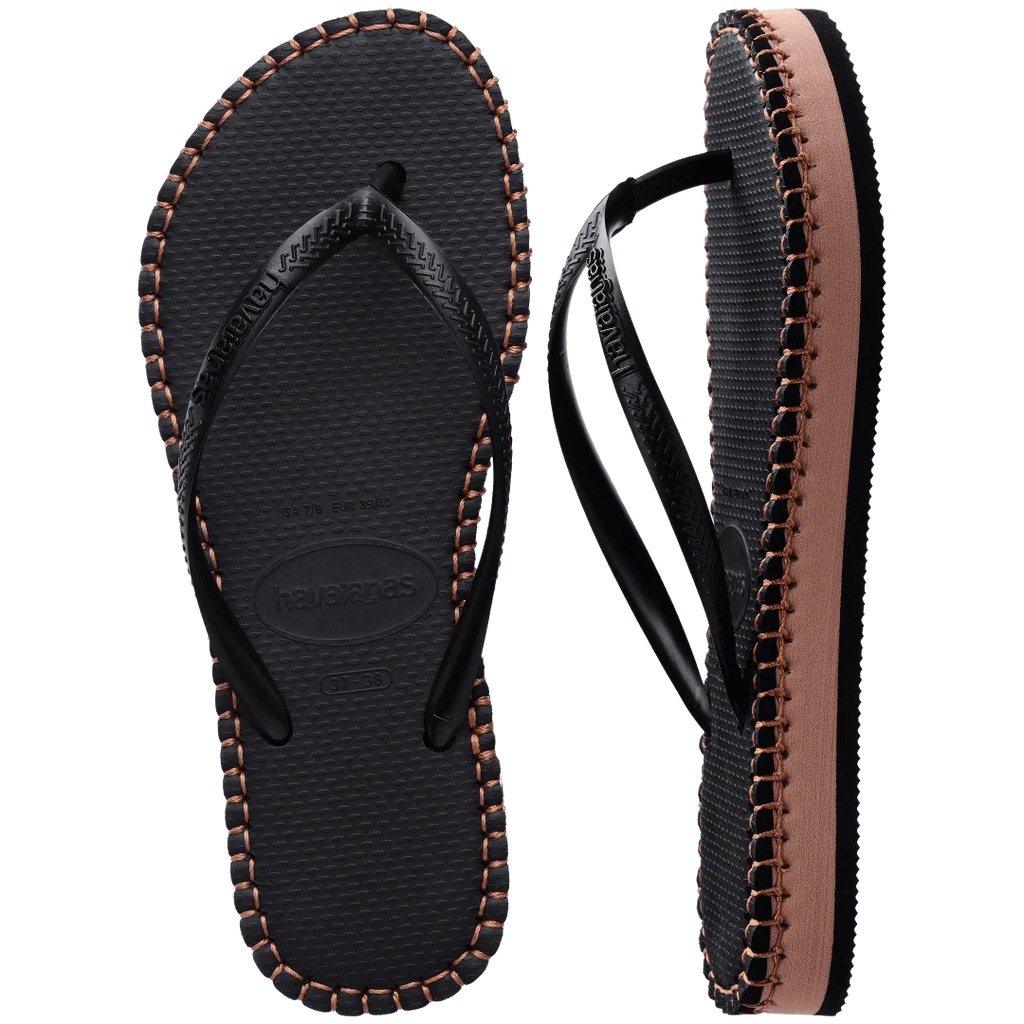 Women's Flatform Loop Slim Flip Flops