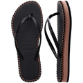 Women's Flatform Loop Slim Flip Flops