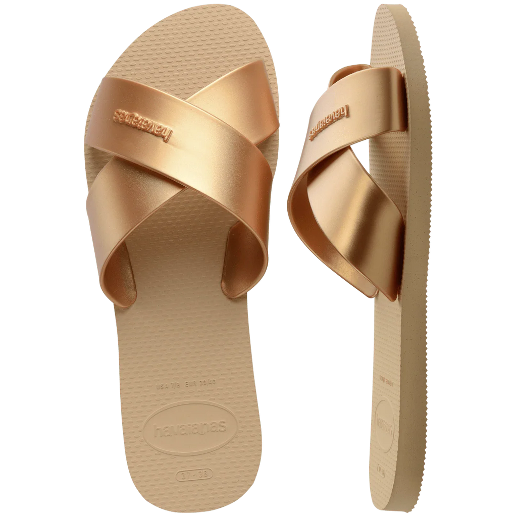 Women's Aqua Metallic Sandals