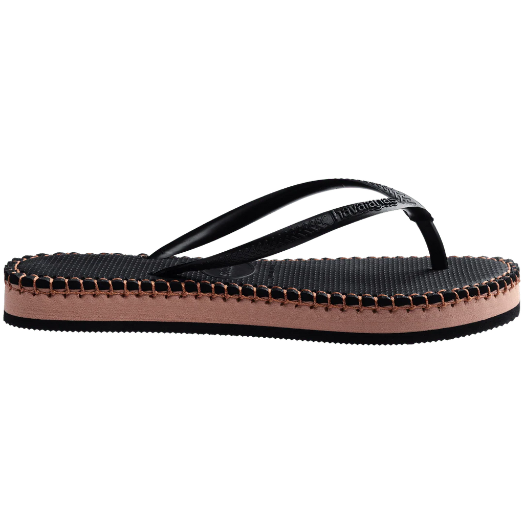 Women's Flatform Loop Slim Flip Flops