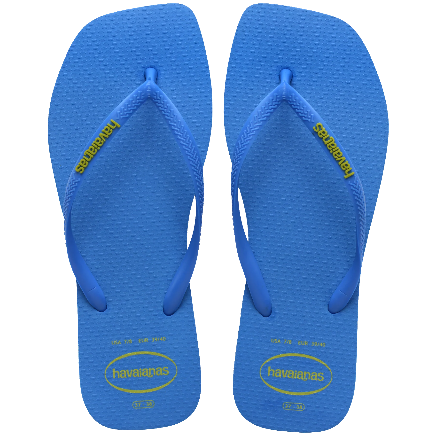 Women's Slim Square Logo Pop Up Flip Flops
