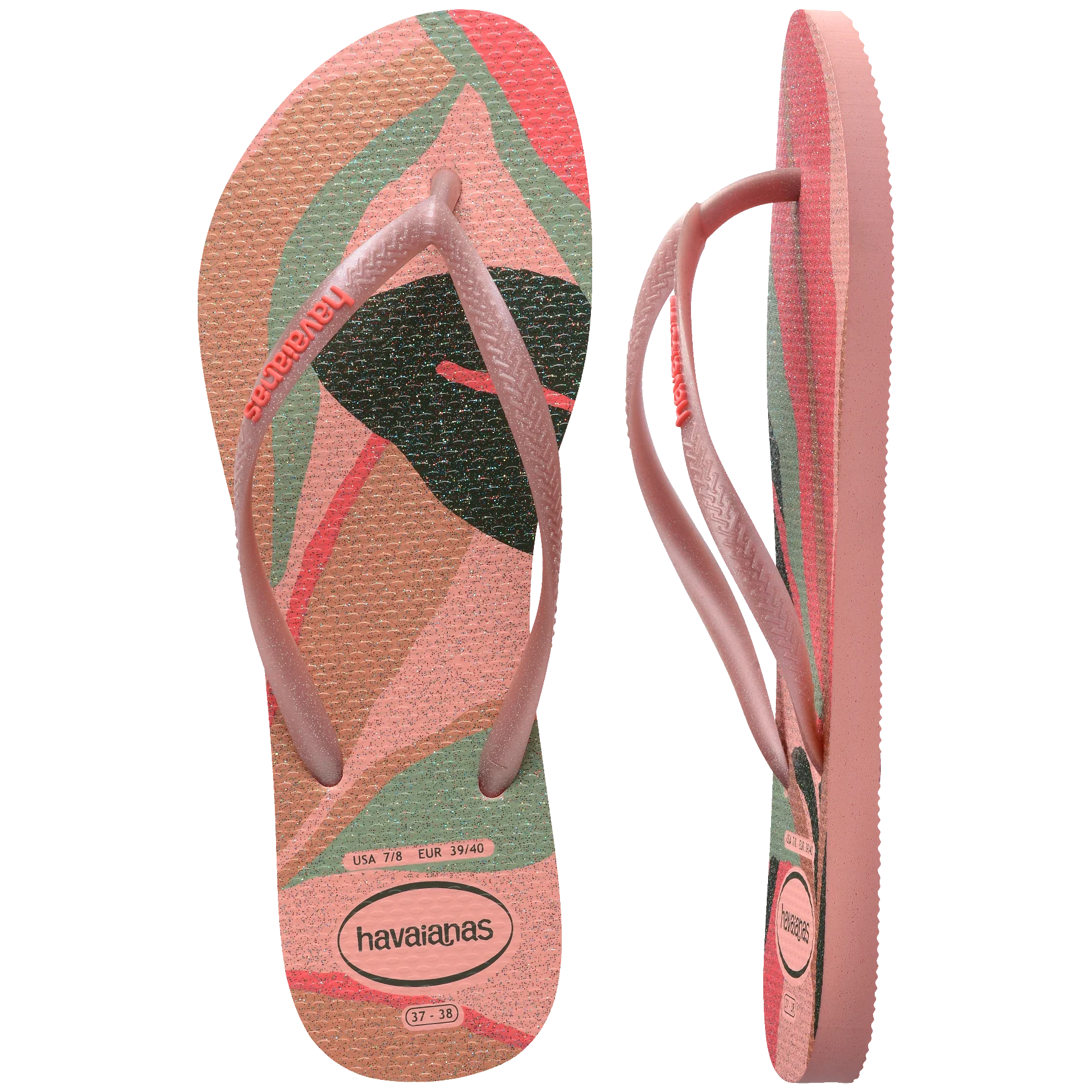 Women's Slim Palette Glow Flip Flops