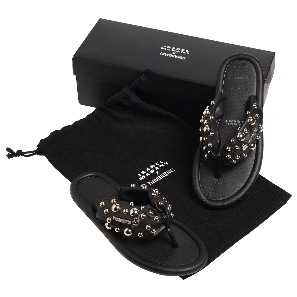 Women's Isabel Marant Maxi Puffed Studs Flip Flops