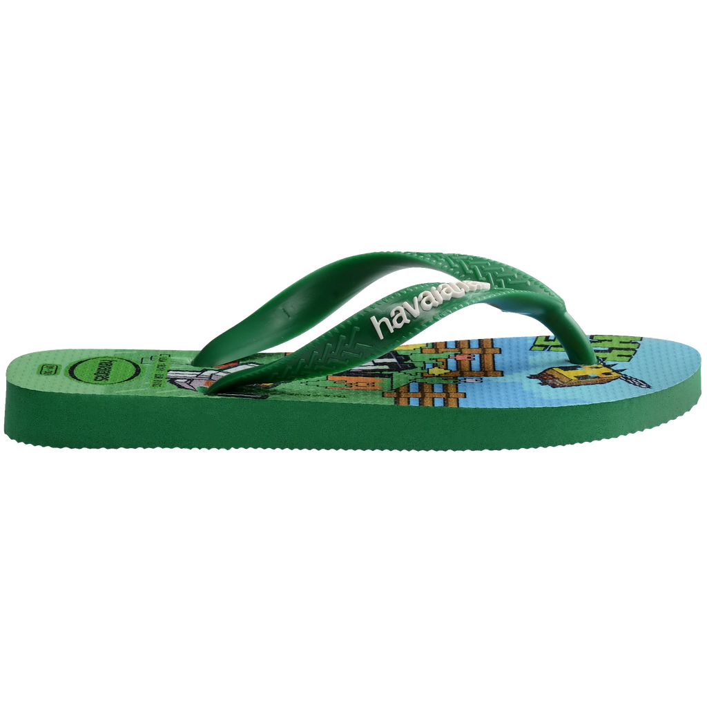 Kids' Minecraft Top Flip Flops