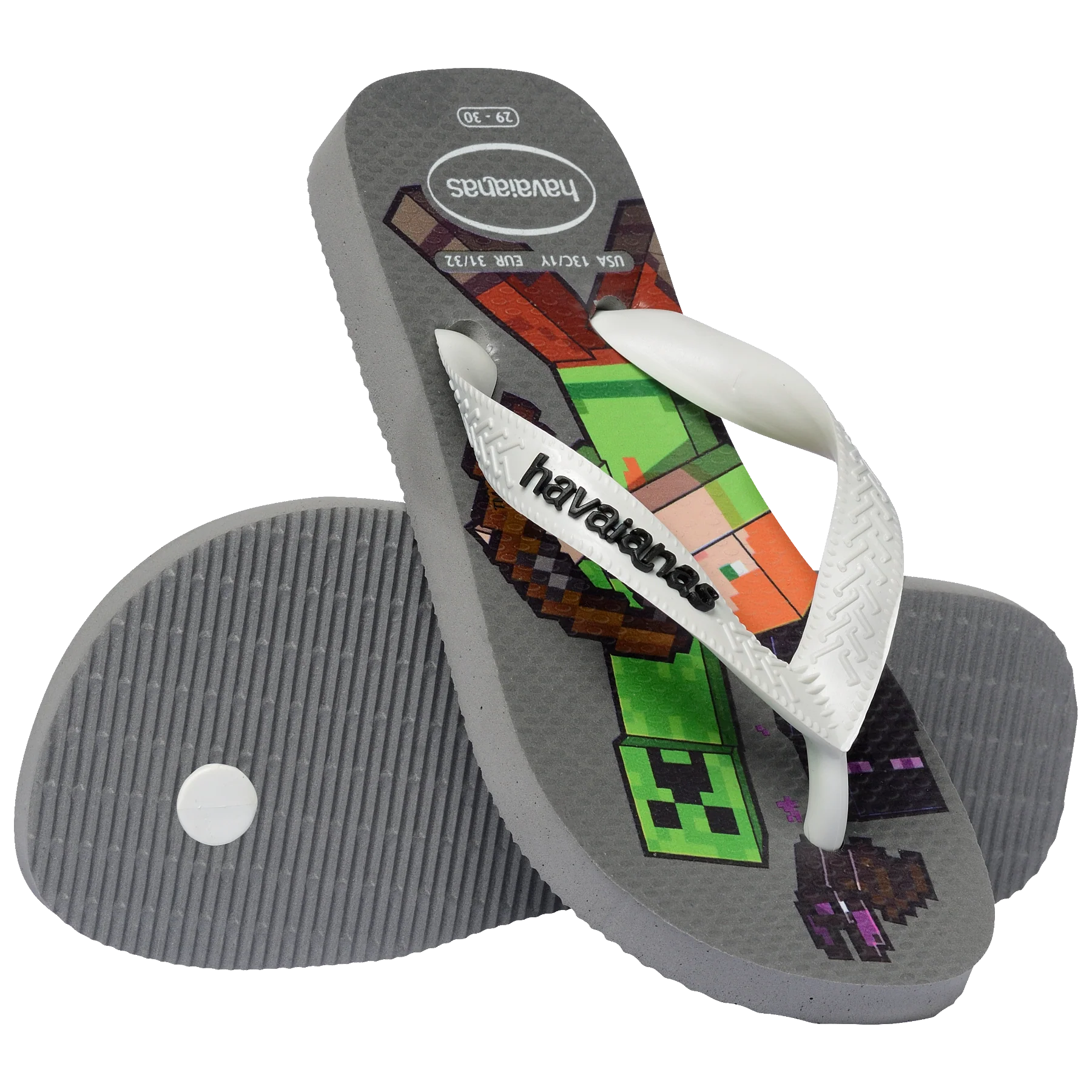 Kids' Minecraft Top Flip Flops