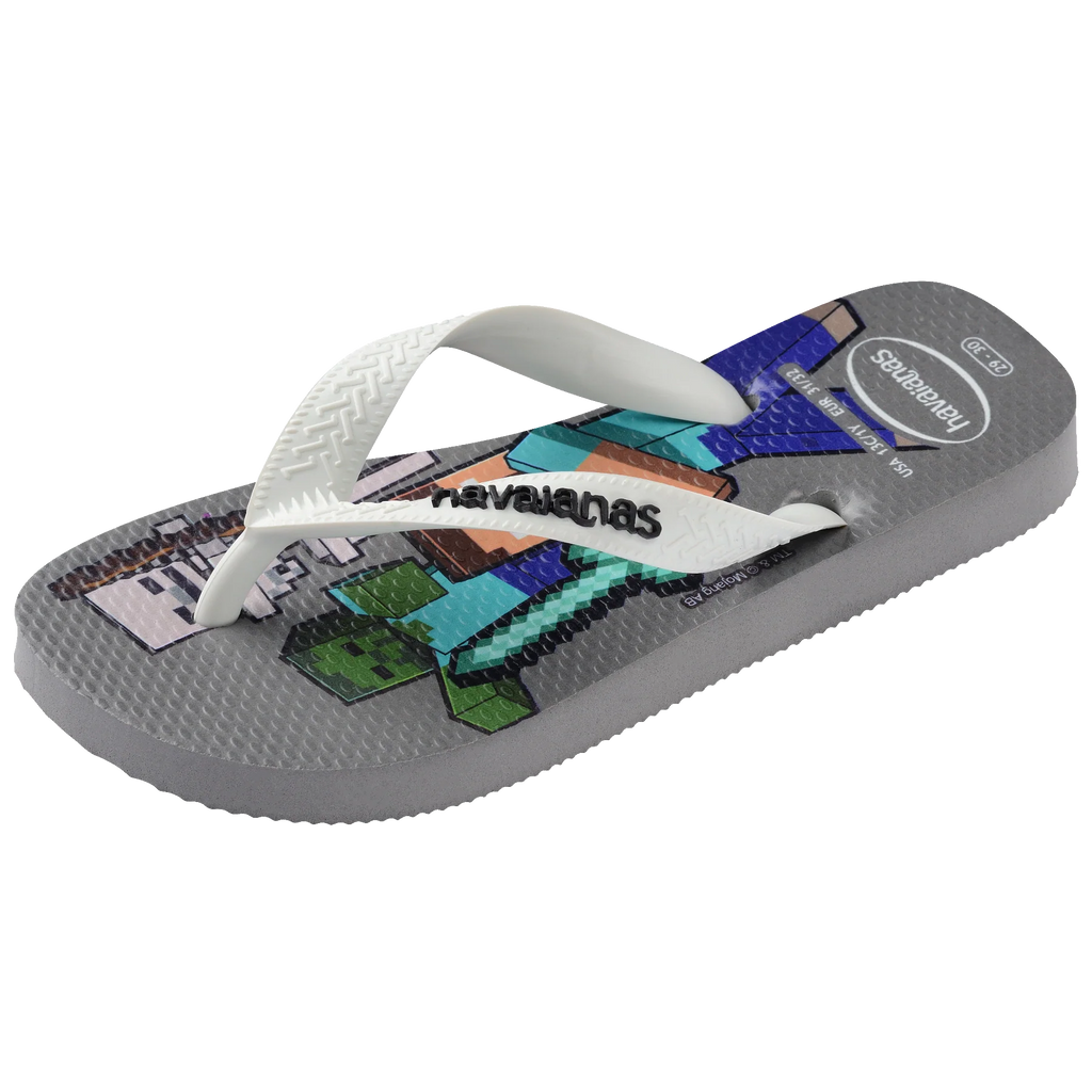 Kids' Minecraft Top Flip Flops