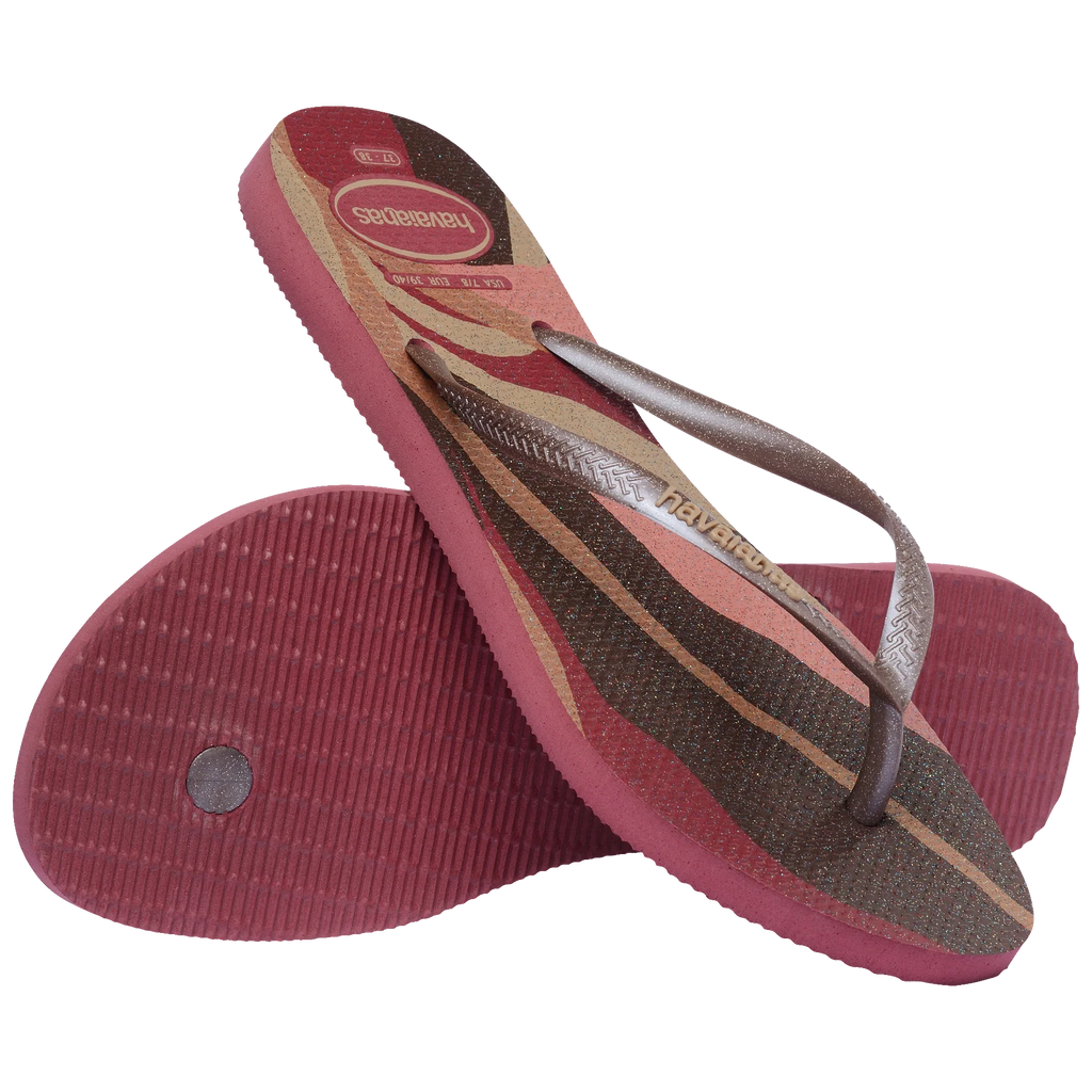 Women's Slim Palette Glow Flip Flops