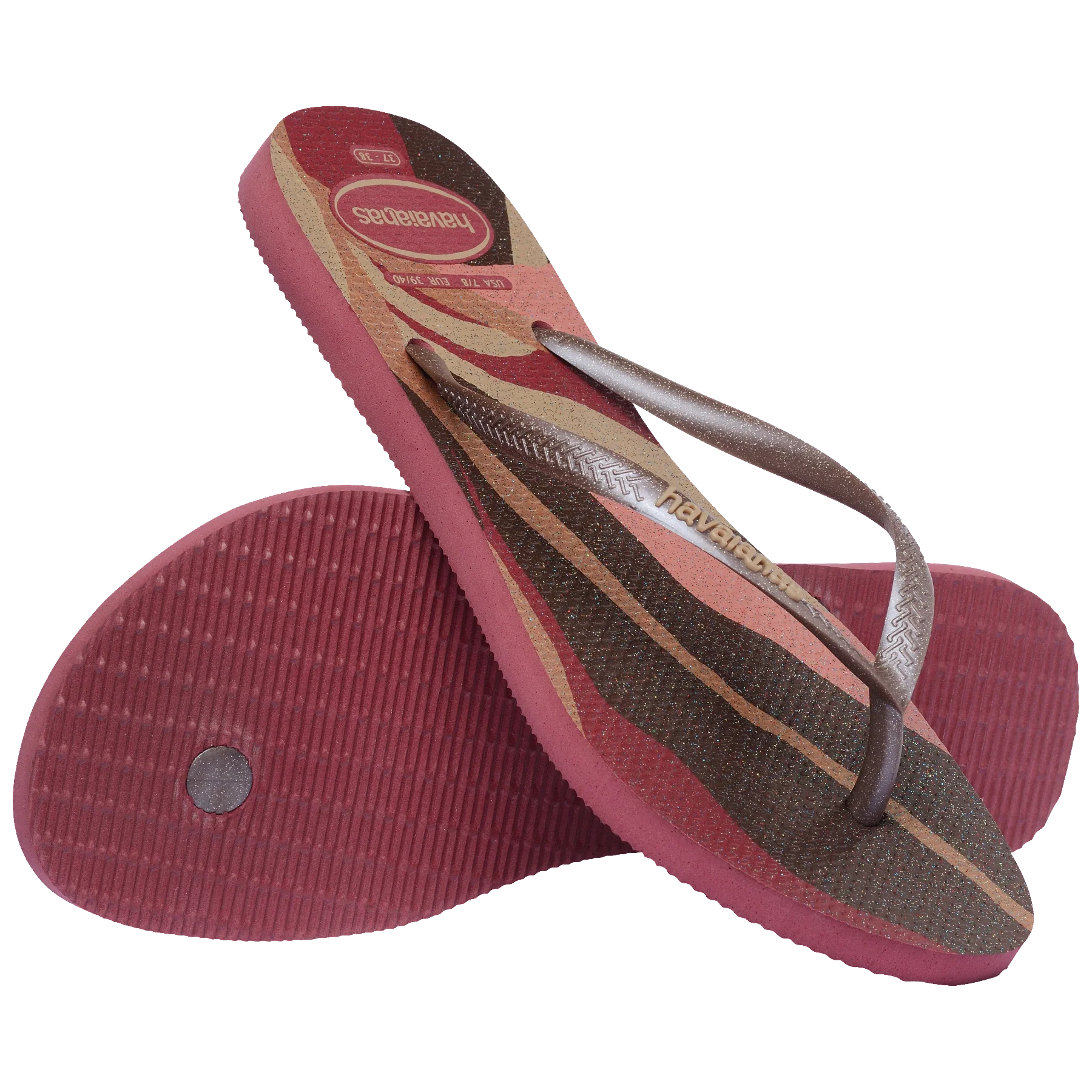 Women's Slim Palette Glow Flip Flops