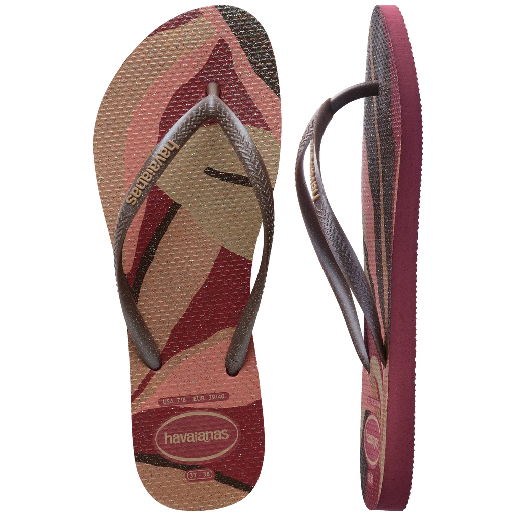 Women's Slim Palette Glow Flip Flops