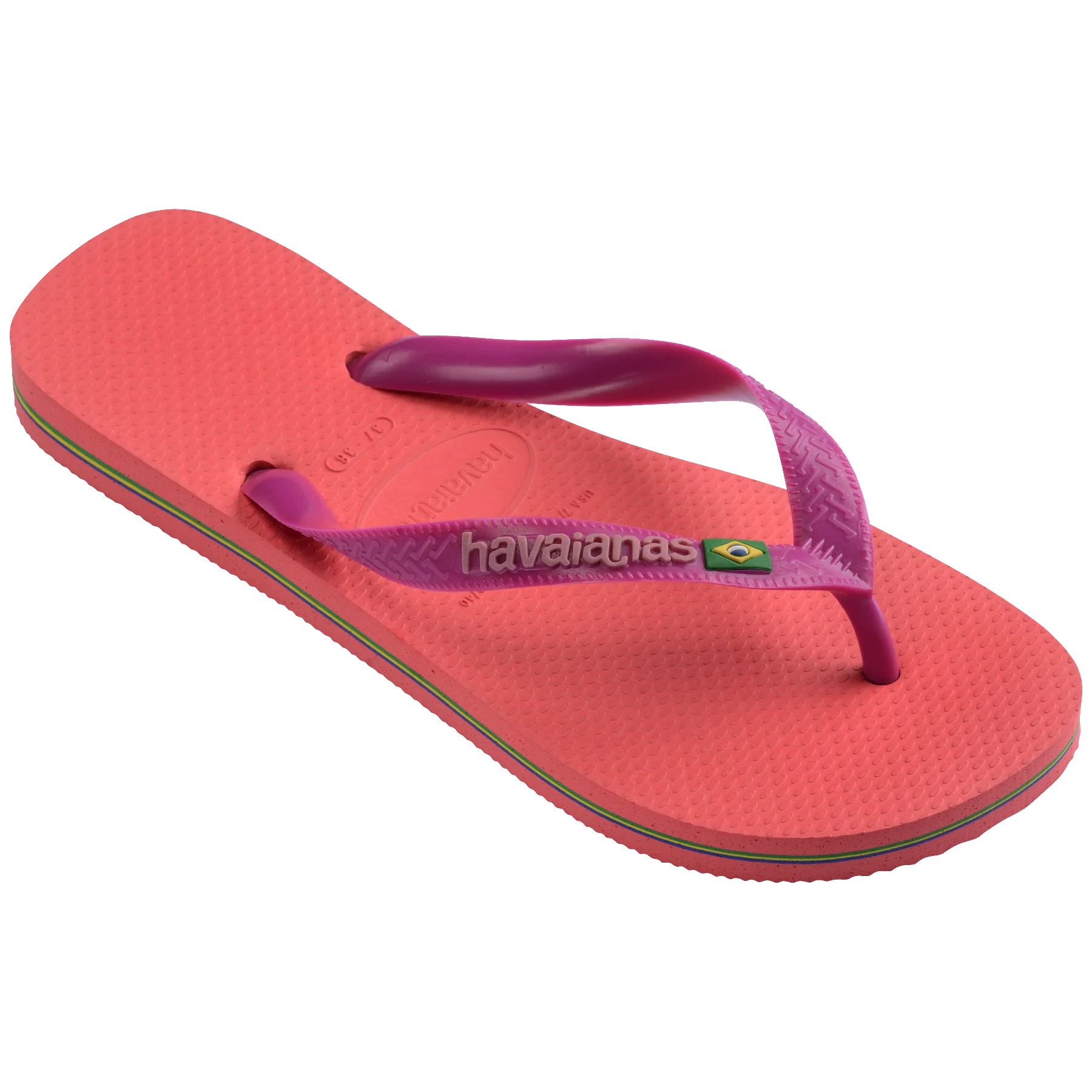 Women's Brazil Logo Flip Flops