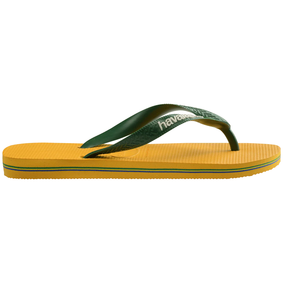 Men's Brazil Logo Flip Flops