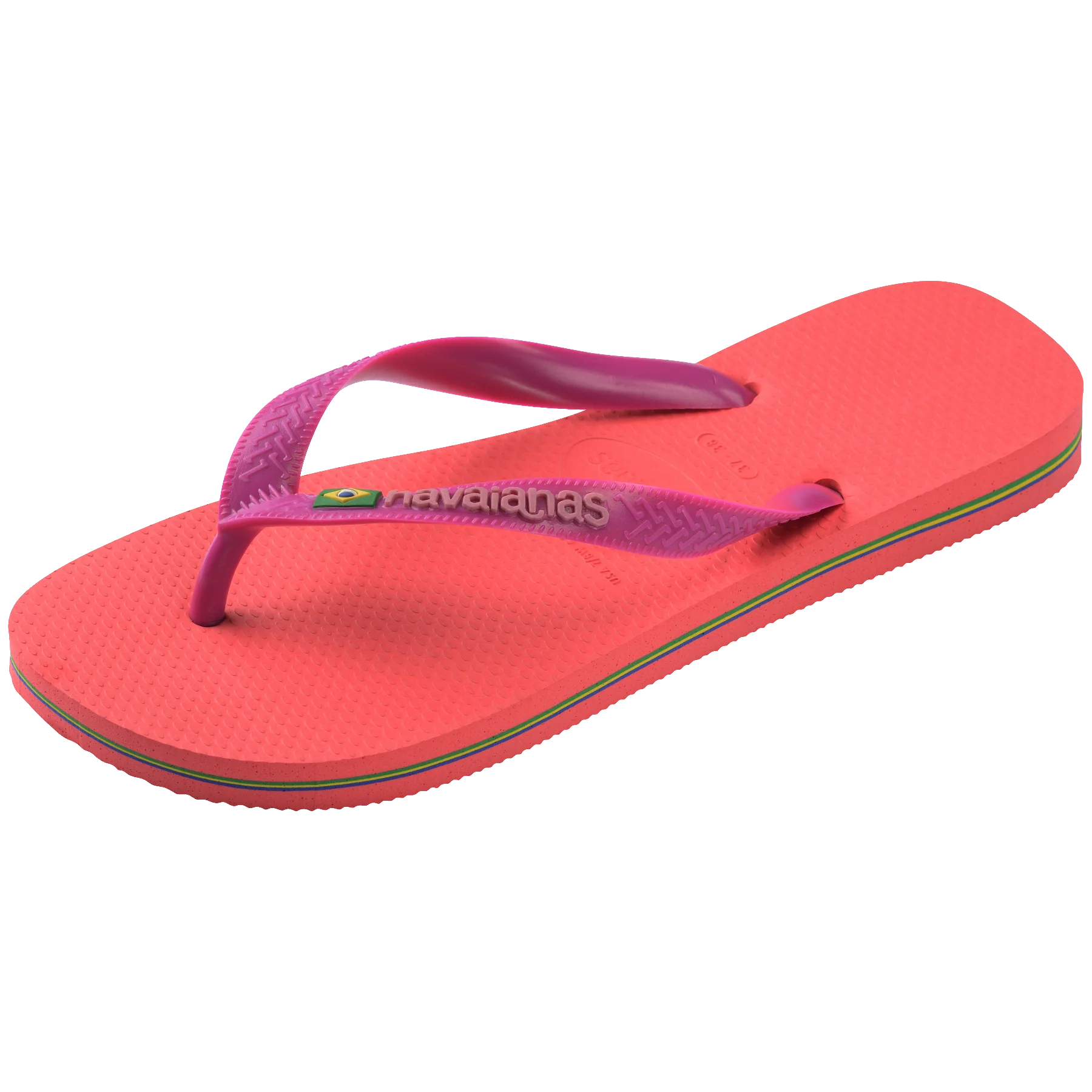Women's Brazil Logo Flip Flops
