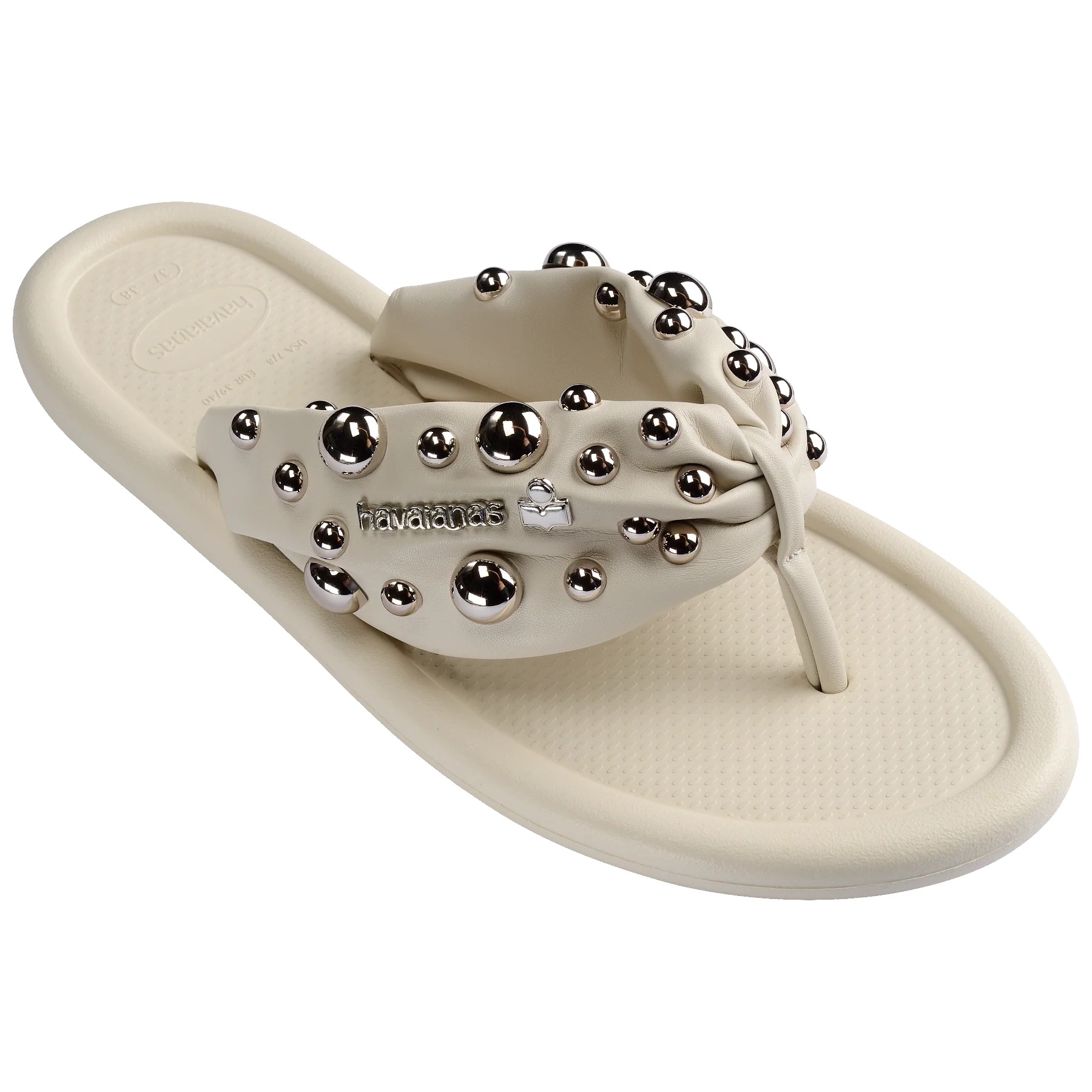 Women's Isabel Marant Maxi Puffed Studs Flip Flops
