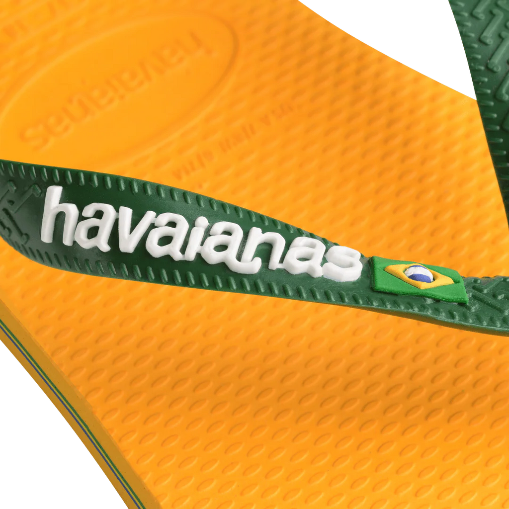 Men's Brazil Logo Flip Flops