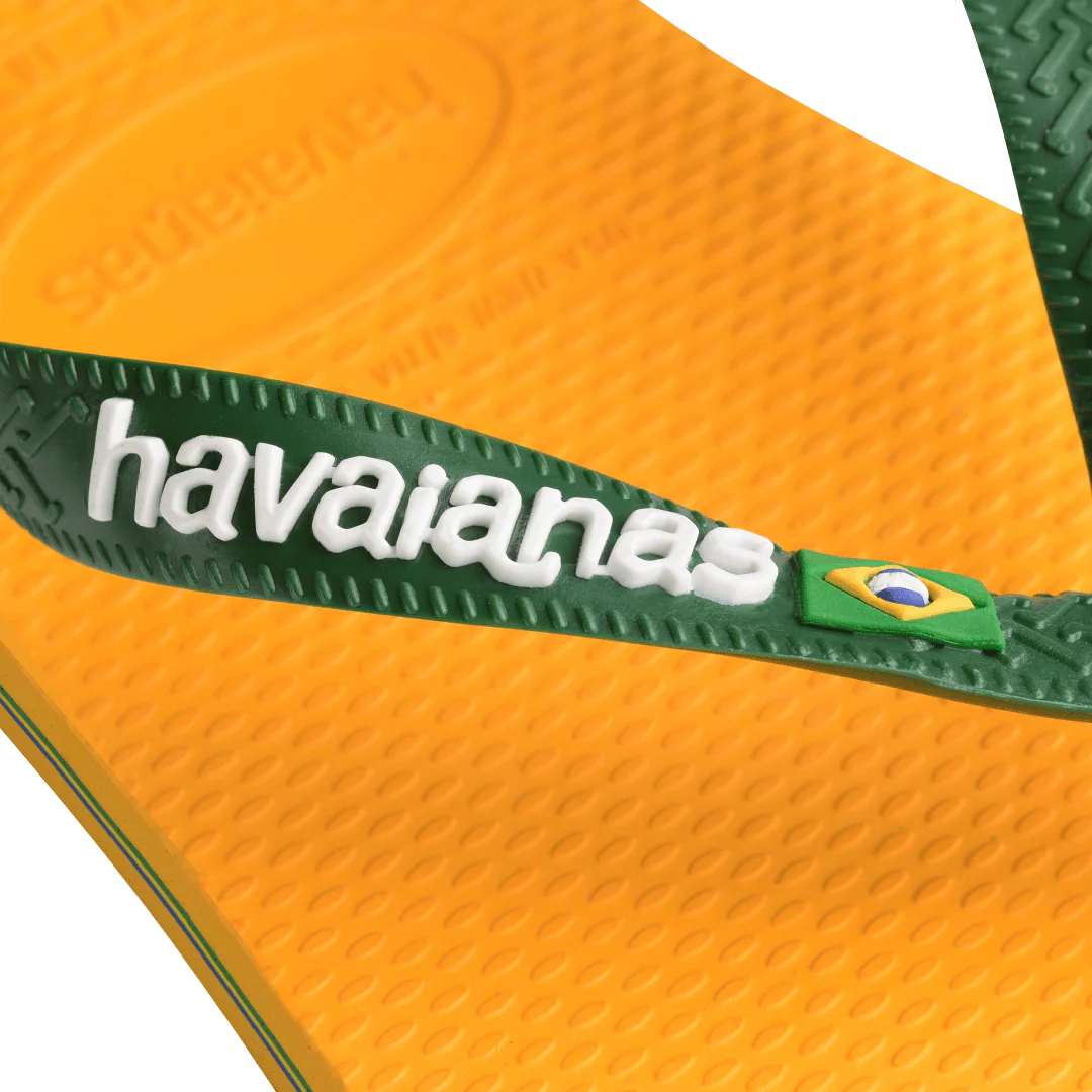 Men's Brazil Logo Flip Flops