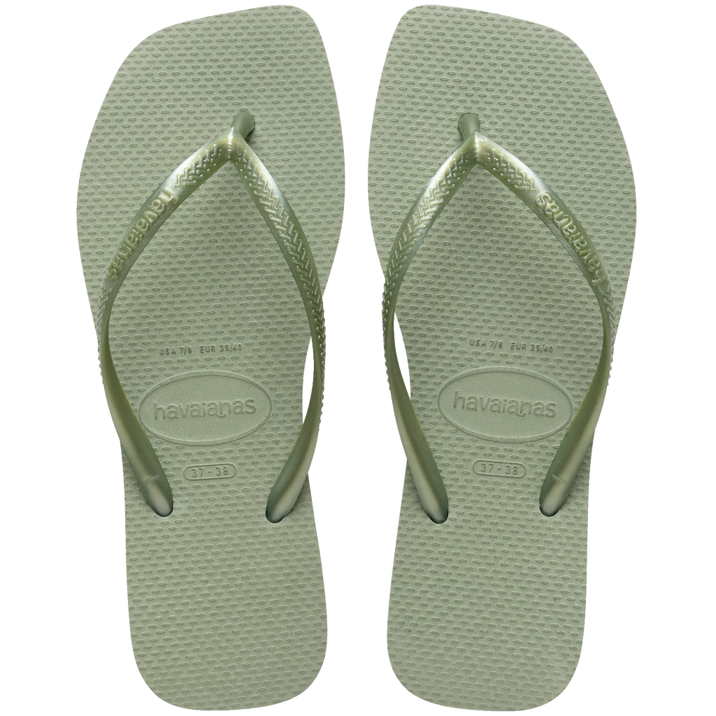 Women's Slim Square Flip Flops