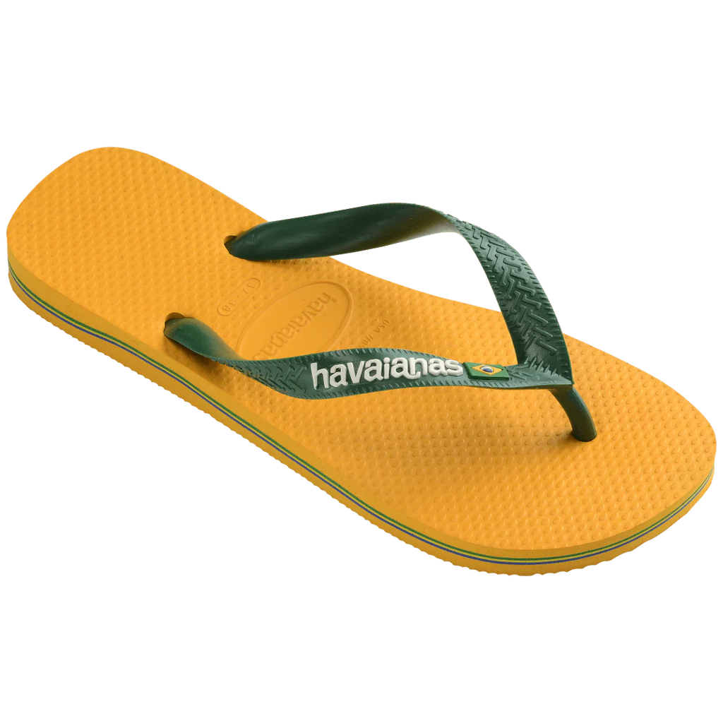 Men's Brazil Logo Flip Flops