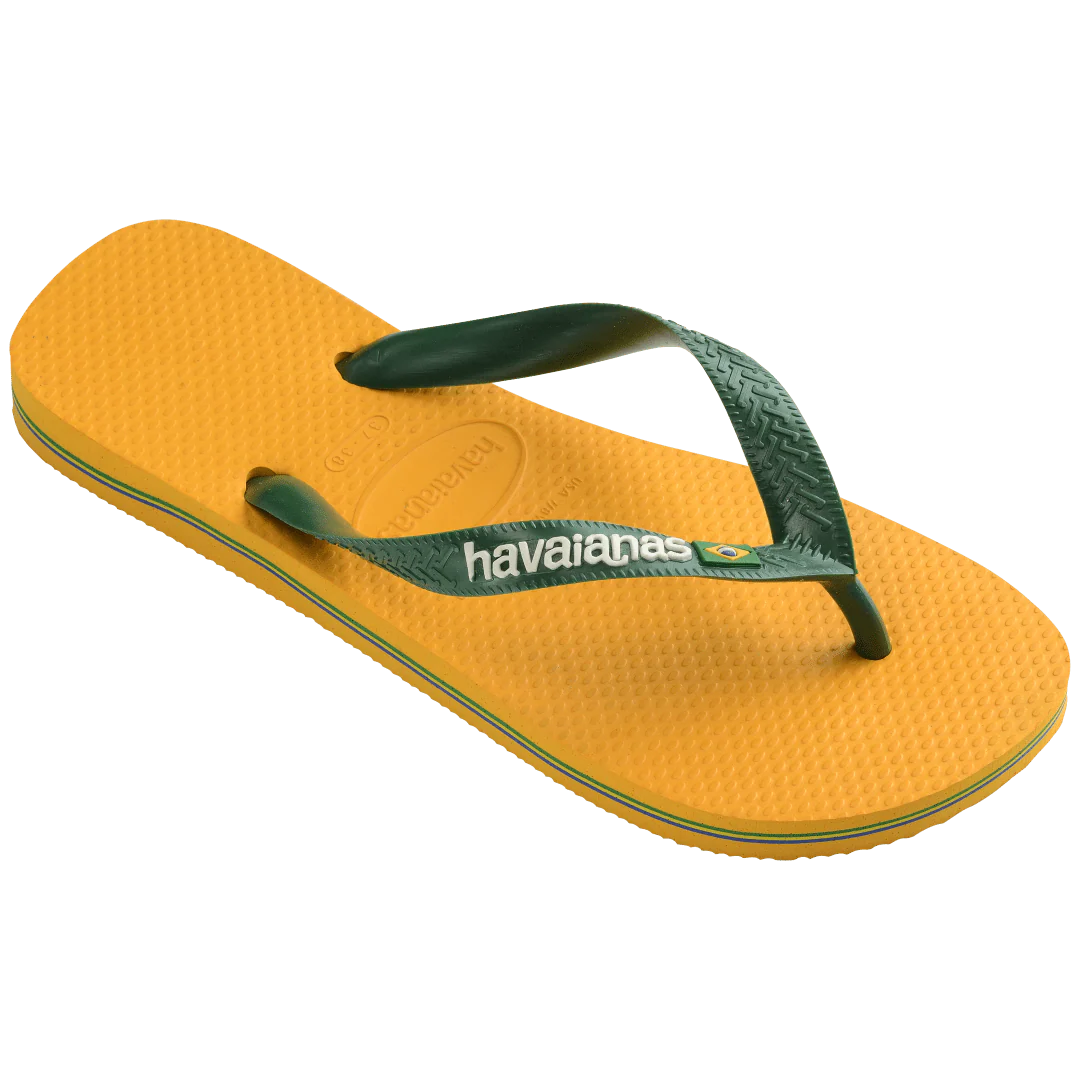 Men's Brazil Logo Flip Flops