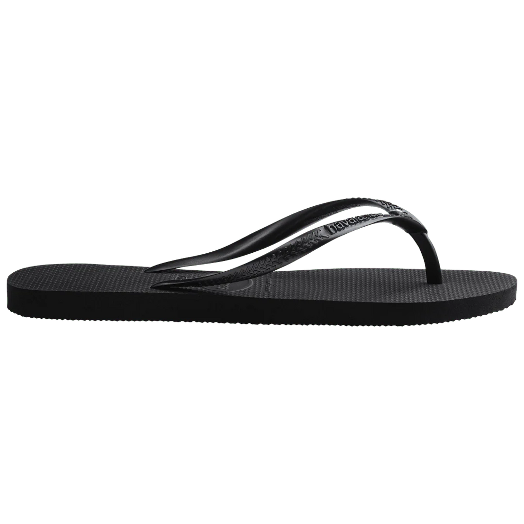 Women's Slim Crystal Flip Flops