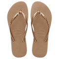 Women's Slim Crystal Flip Flops