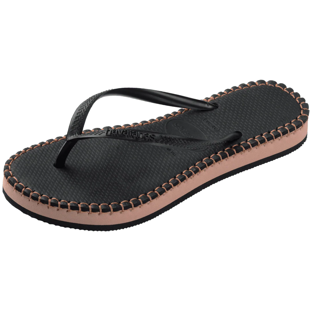 Women's Flatform Loop Slim Flip Flops