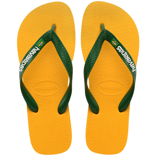 Men's Brazil Logo Flip Flops