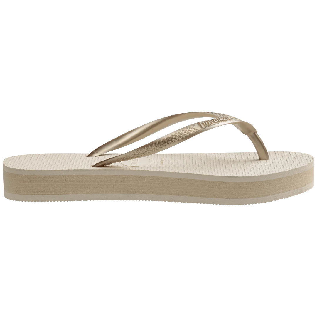 Women's Slim Flatform Flip Flops