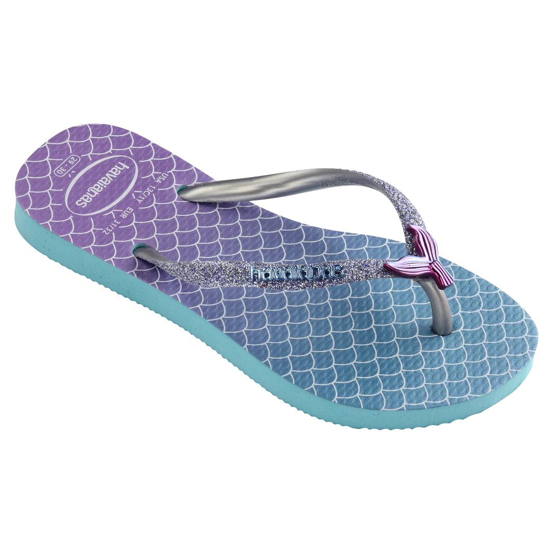 Kids' Slim Glitter Flip Flops