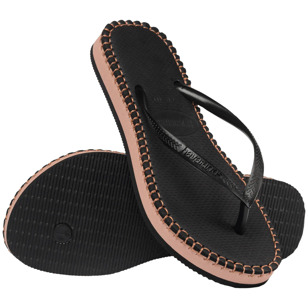 Women's Flatform Loop Slim Flip Flops