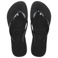 Women's Slim Crystal Flip Flops