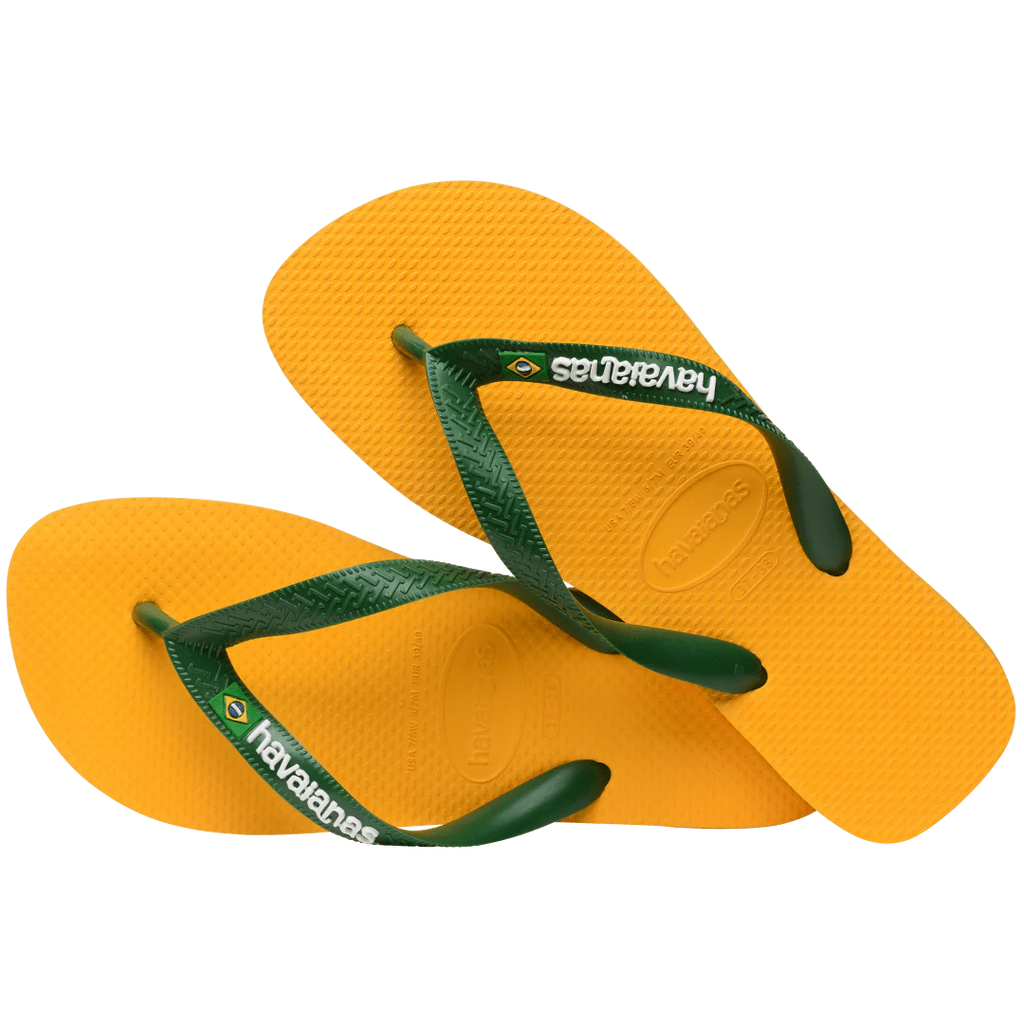 Men's Brazil Logo Flip Flops