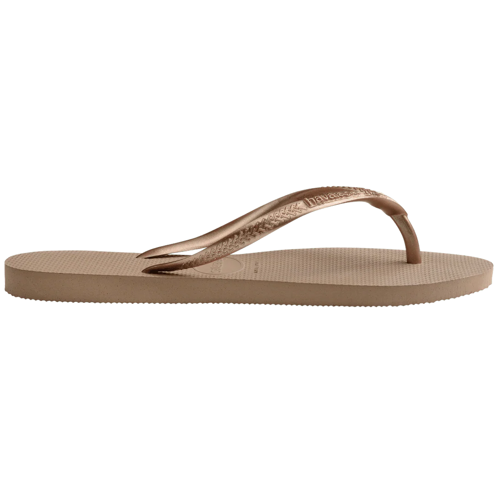 Women's Slim Crystal Flip Flops