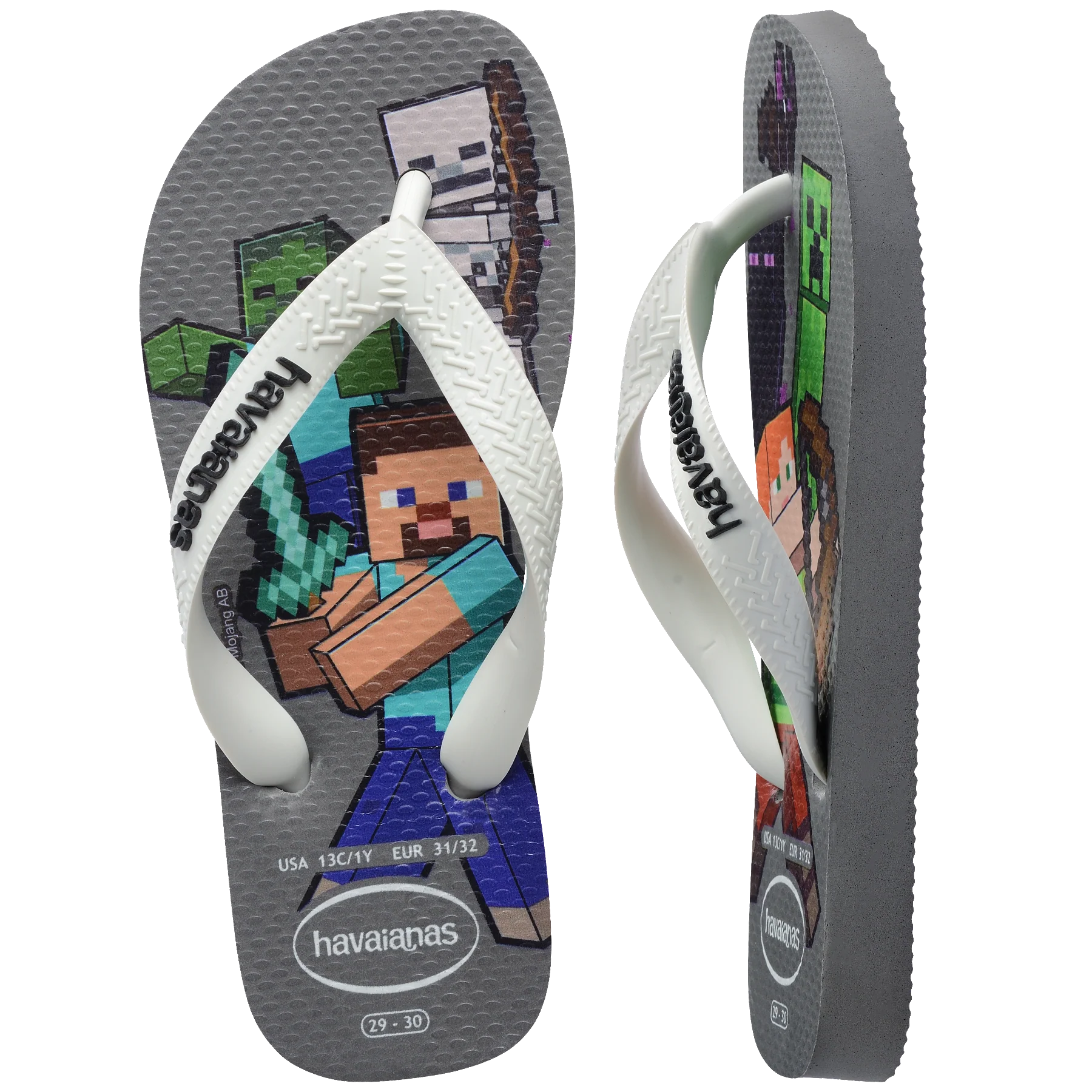 Kids' Minecraft Top Flip Flops