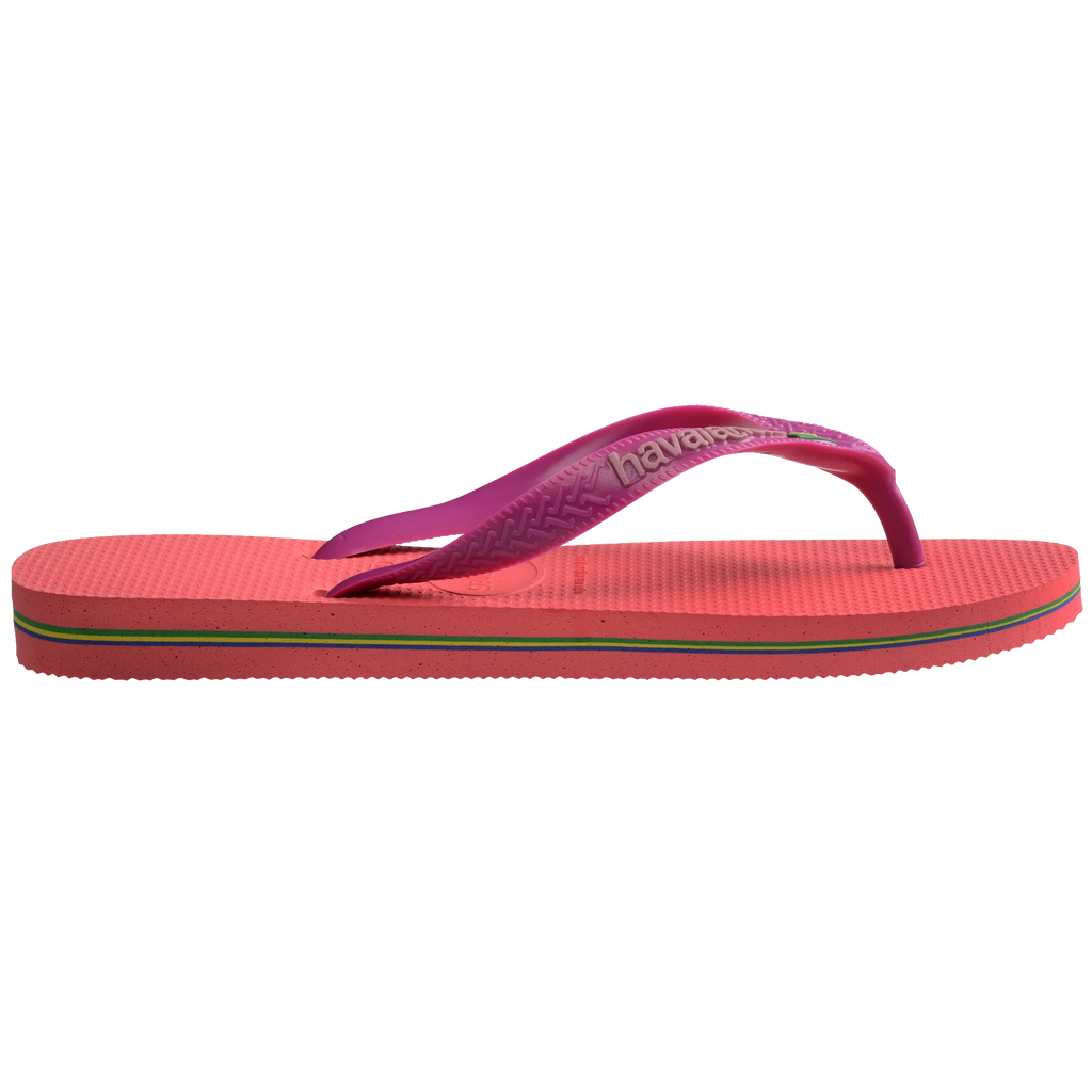 Women's Brazil Logo Flip Flops