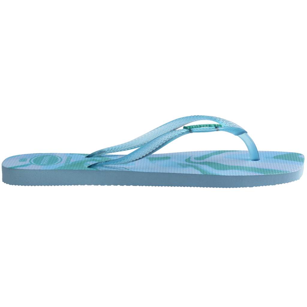 Women's Slim Square Jelly Flip Flops
