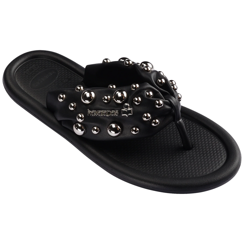 Women's Isabel Marant Maxi Puffed Studs Flip Flops