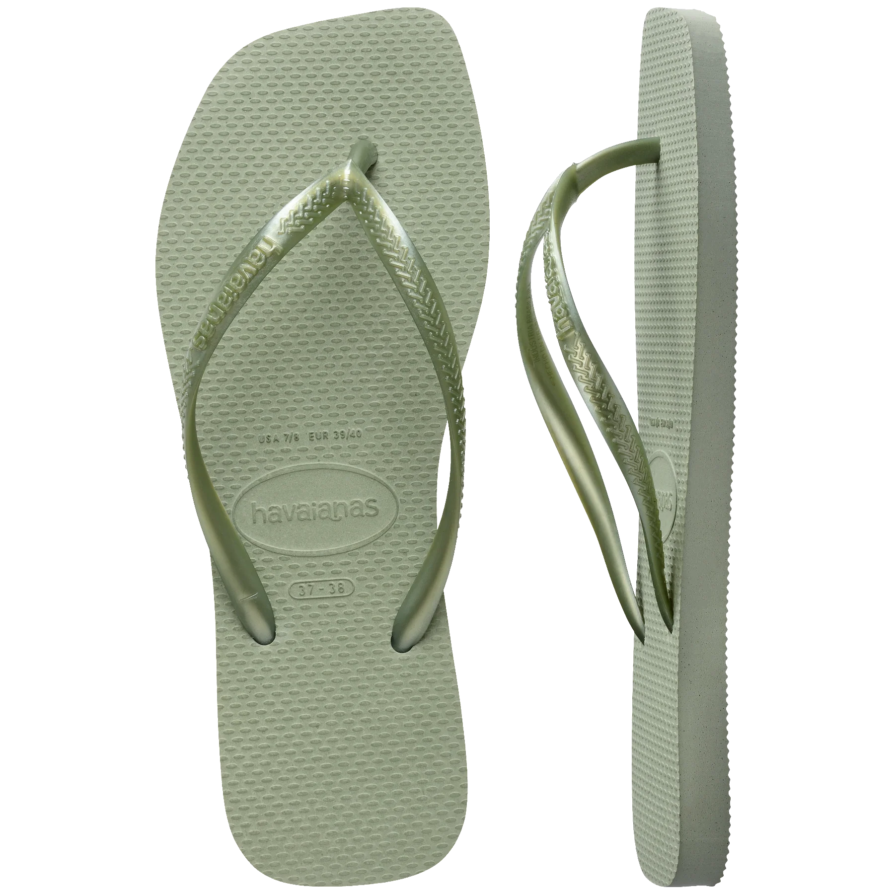Women's Slim Square Flip Flops