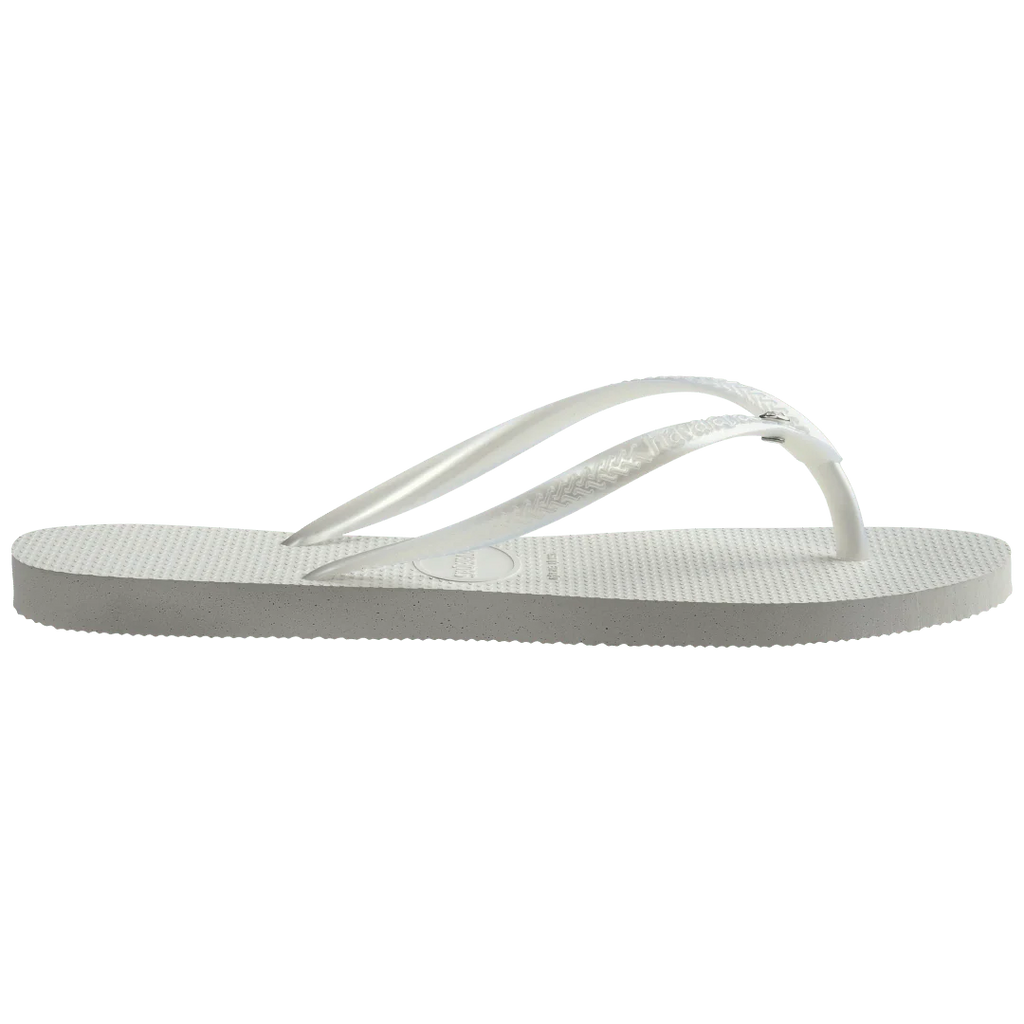 Women's Slim Crystal Flip Flops