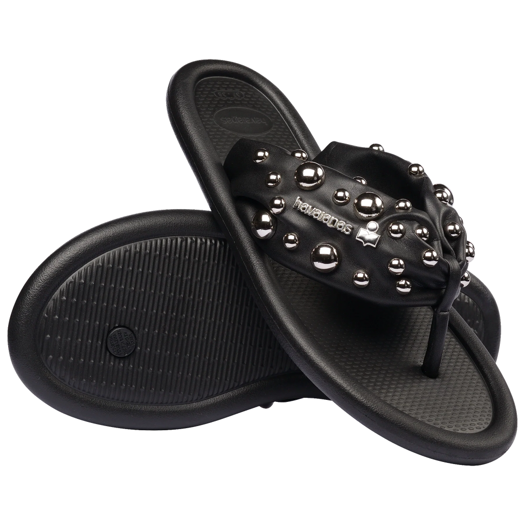 Women's Isabel Marant Maxi Puffed Studs Flip Flops