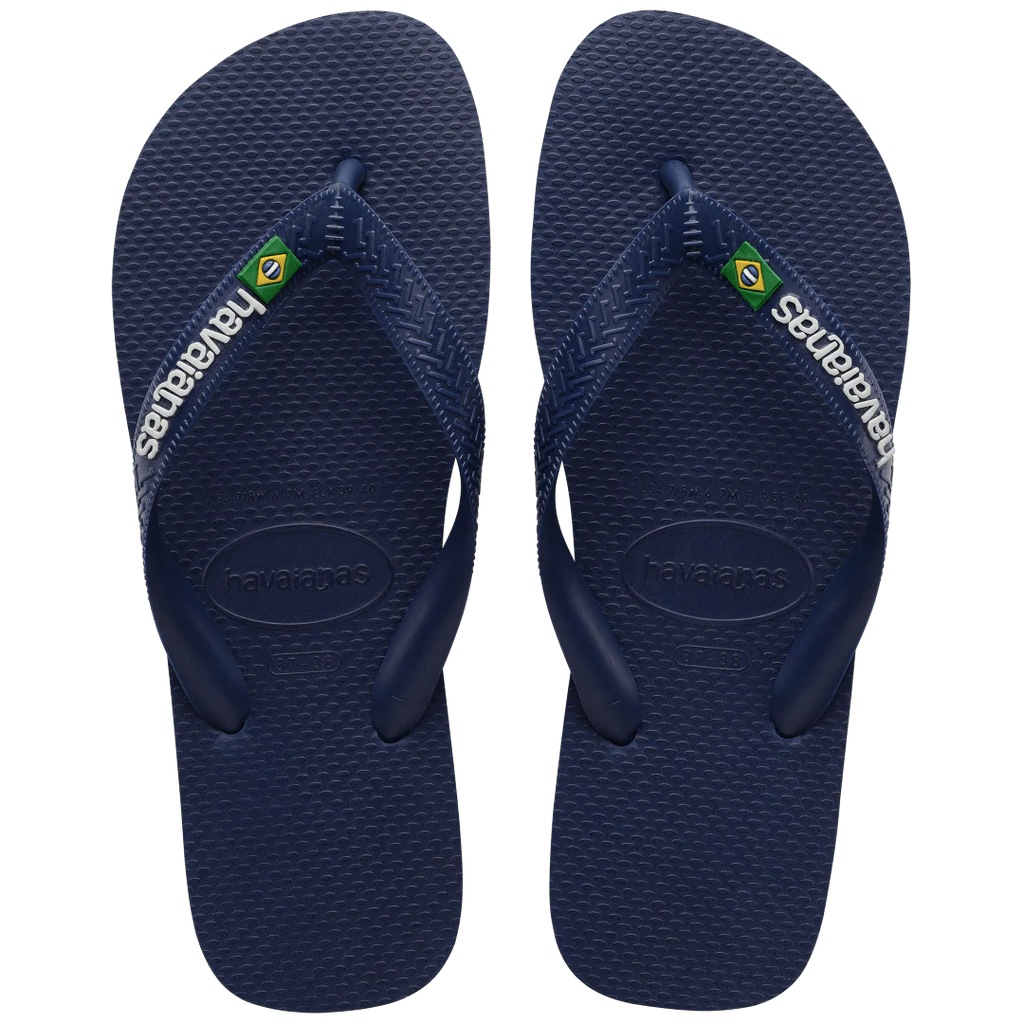 Men's Brazil Logo Flip Flops