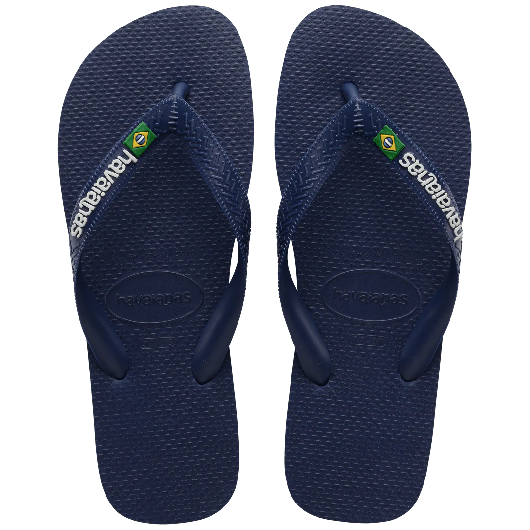 Women's Brazil Logo Flip Flops