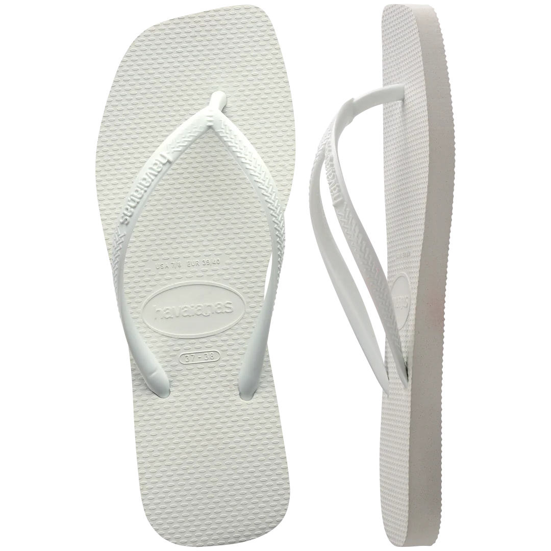 Women's Slim Square Flip Flops