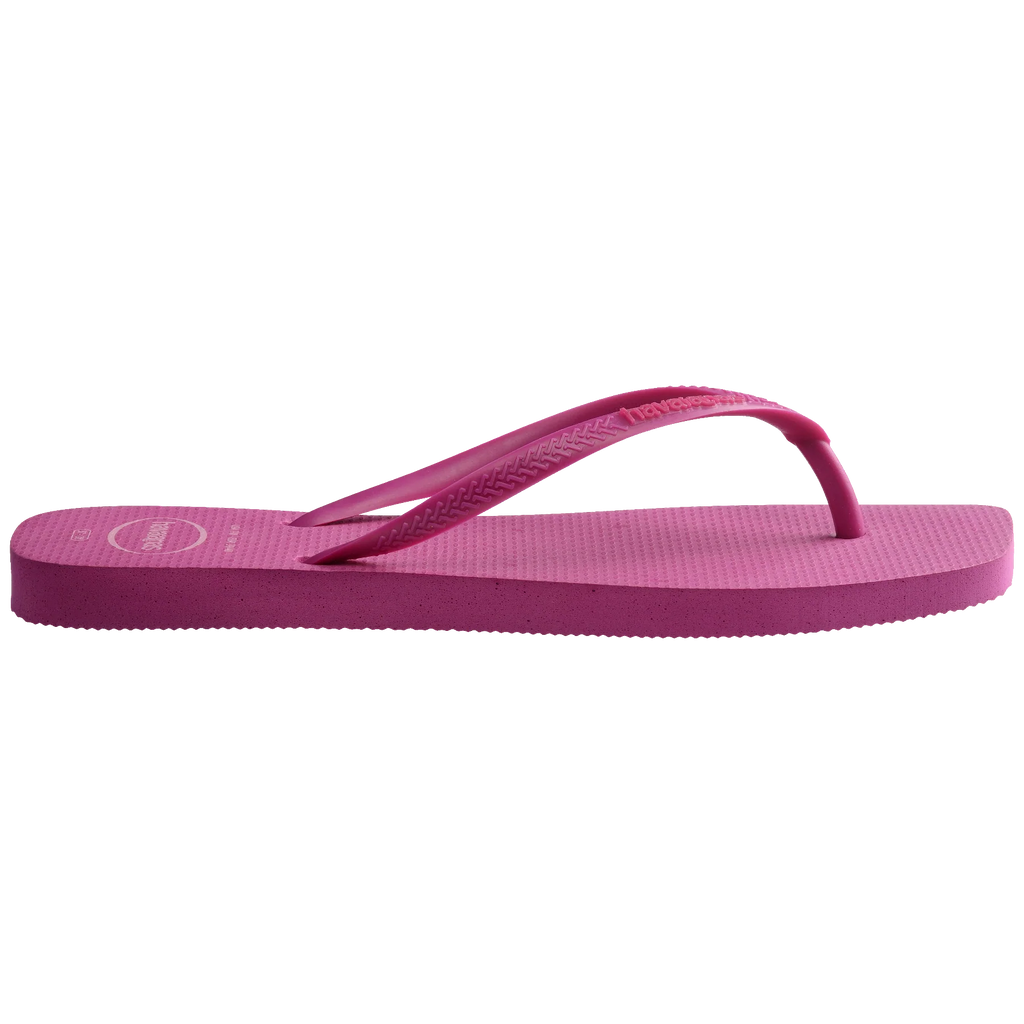 Women's Slim Square Logo Pop Up Flip Flops