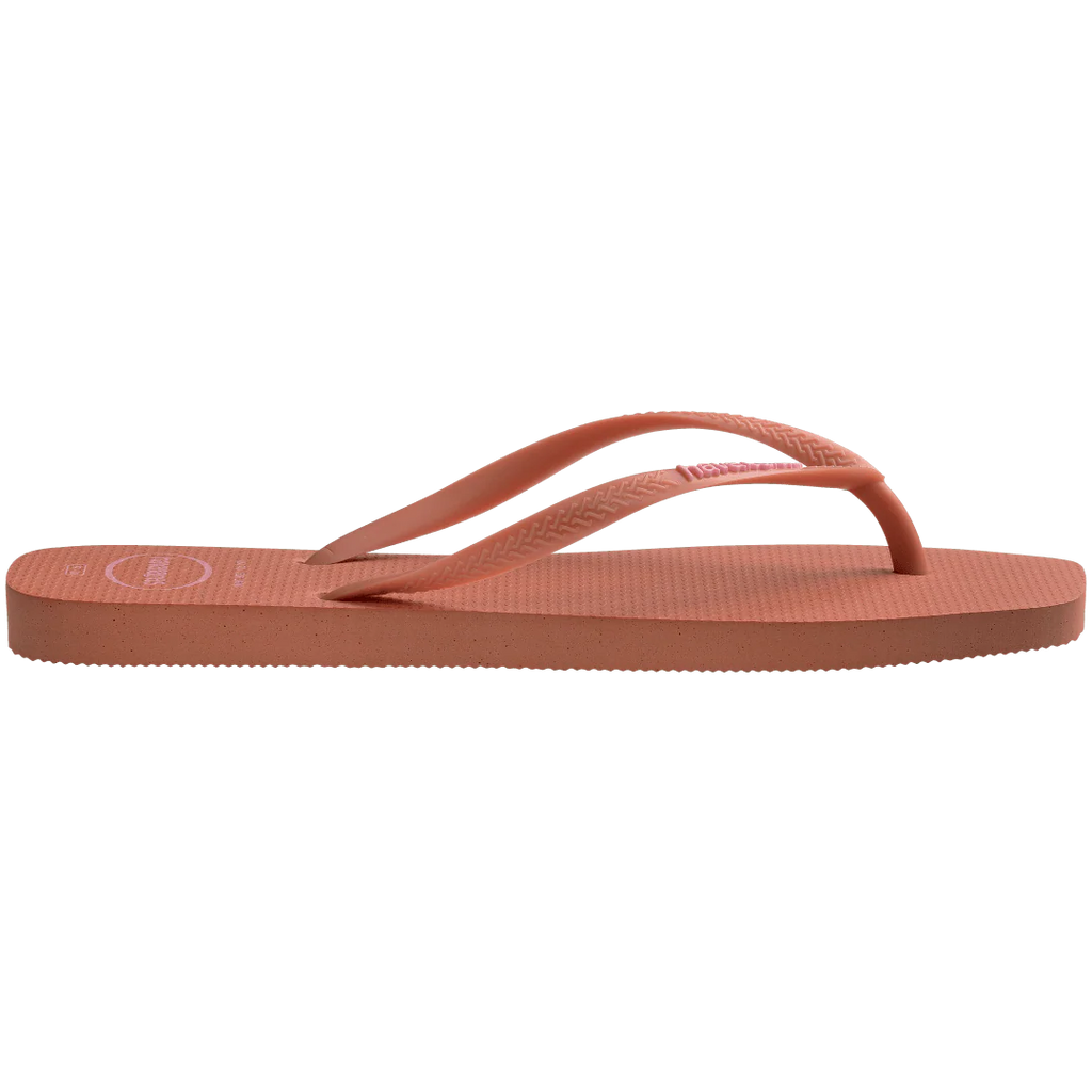 Women's Slim Square Logo Pop Up Flip Flops